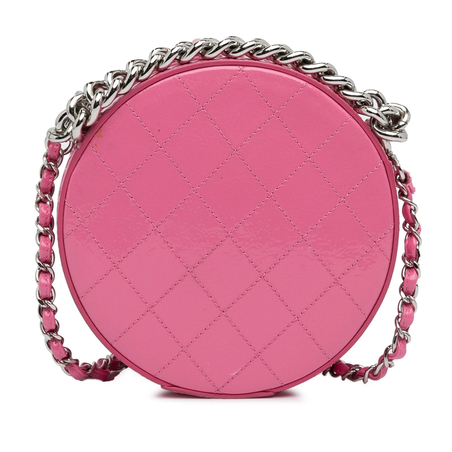 Luxury Chanel Patent Round As Earth Crossbody Bag (SHG-HX6iVO)