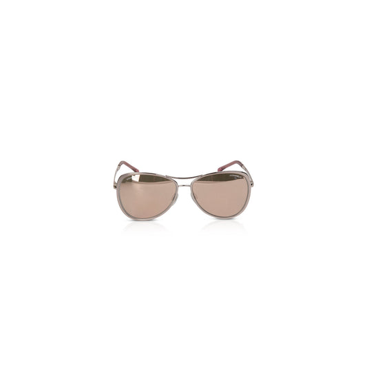 Chanel Pink Mirrored Pilot Sunglasses
