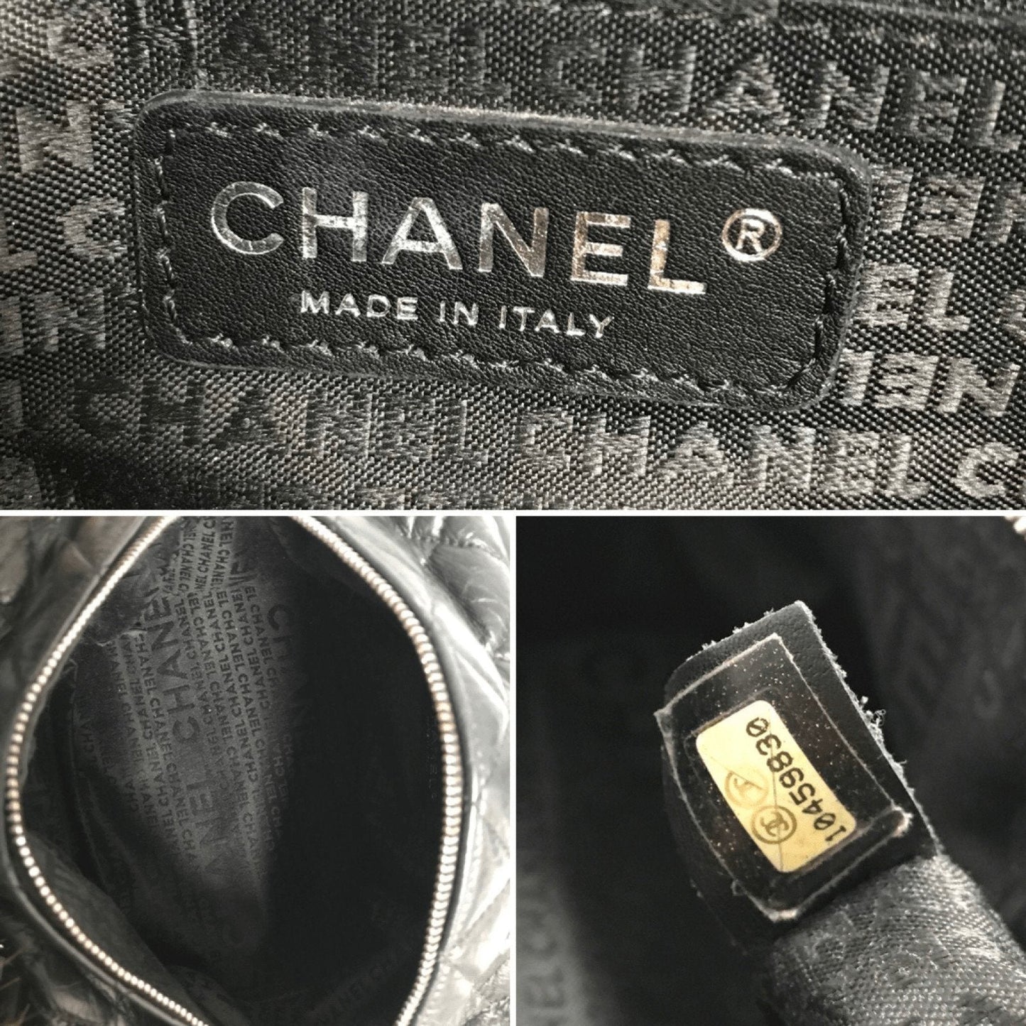 Chanel Small Black Lady Braid Bubble Bowler Handbag