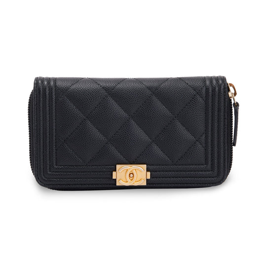 Chanel Small Boy Continental Wallet