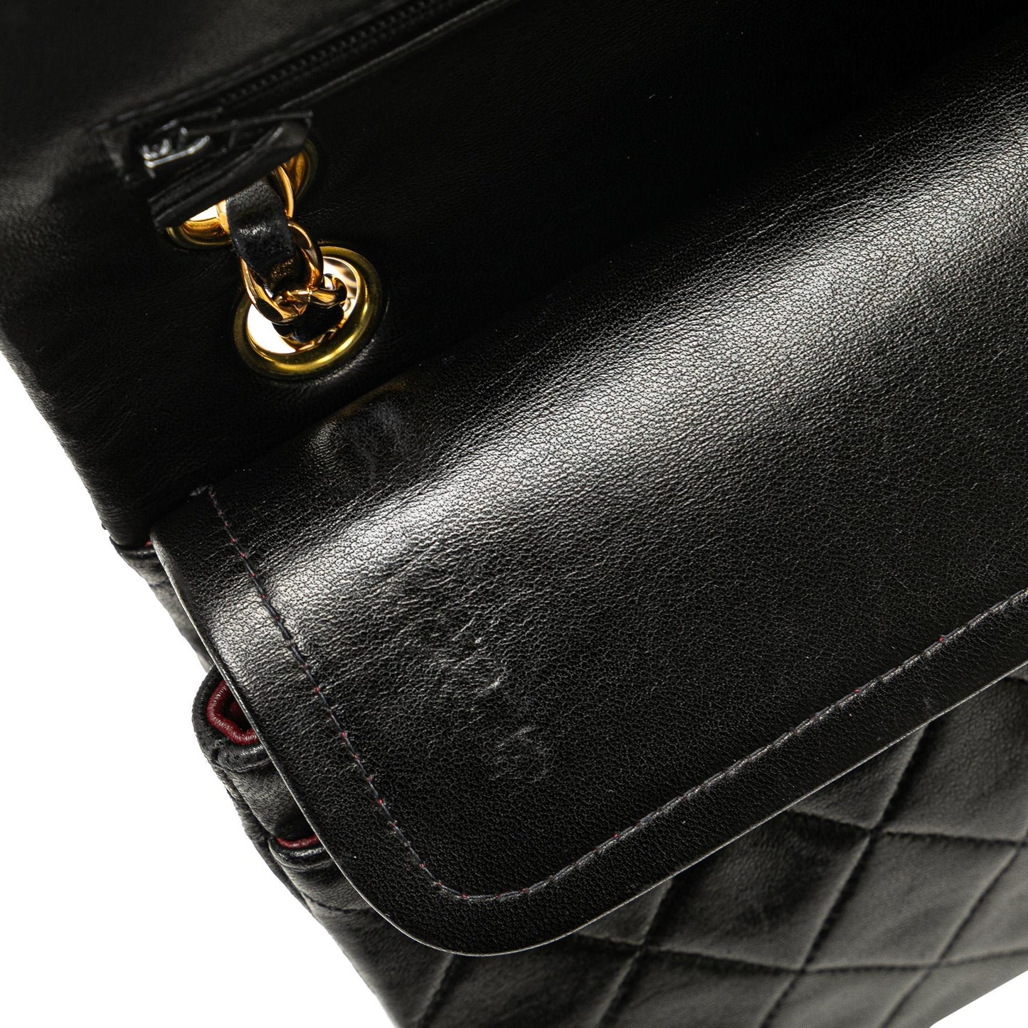 Chanel Small Classic Lambskin Double Flap (SHG-3kJqlg)