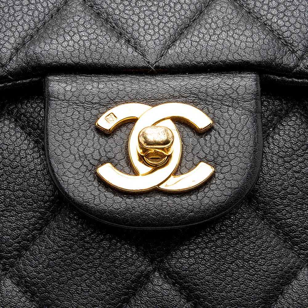 Chanel Vintage Quilted Leather Flap Shoulder Bag (SHF-18935)