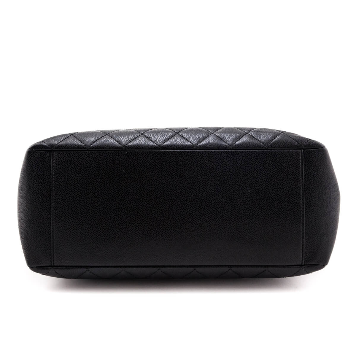 Chanel Black Quilted Caviar Grand Shopping Tote