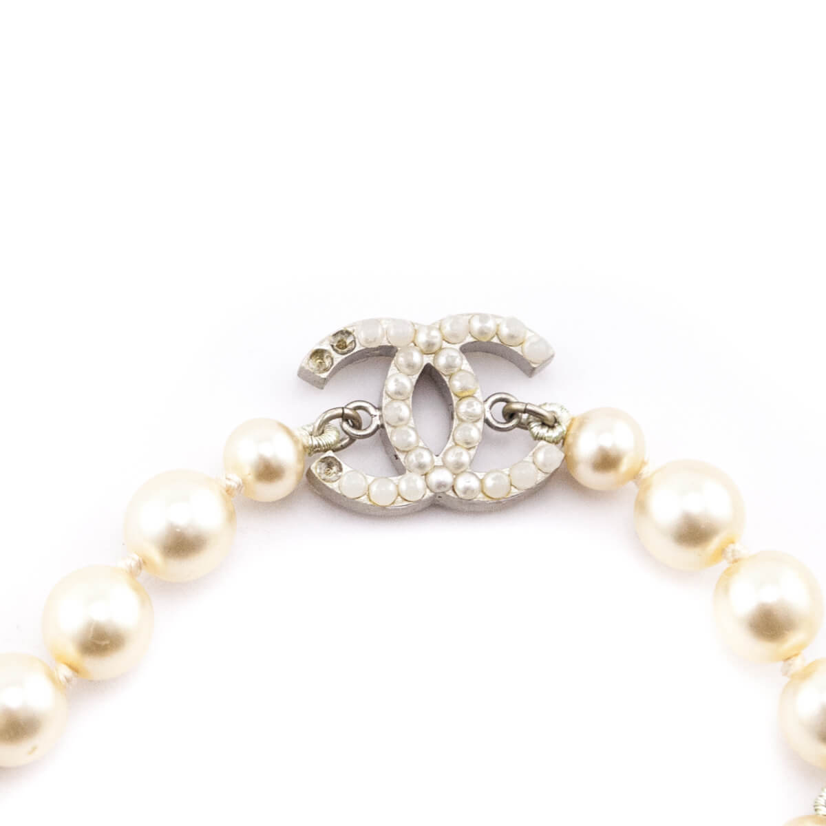 Chanel Faux Pearl CC Waist Belt