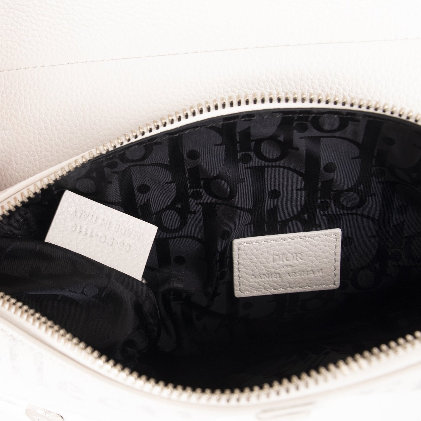 Christian Dior 2020 Newspaper Print Saddle Bag