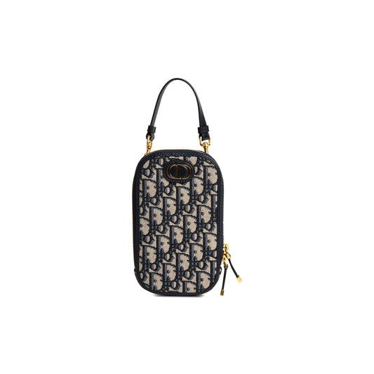 Christian Dior 2021 Oblique 30 Montaigne Phone Holder