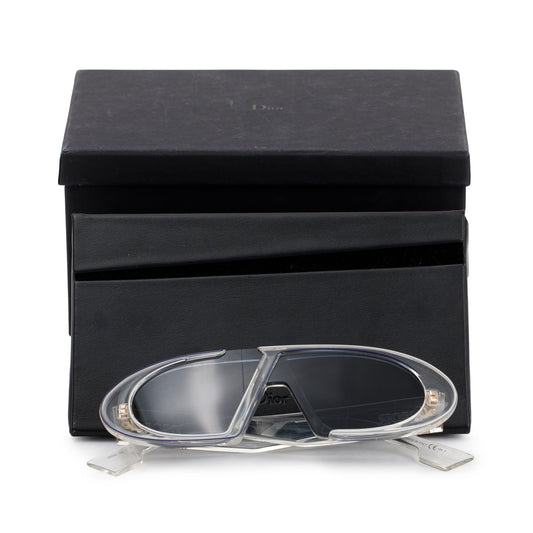 Christian Dior 900A9 Oblique Clear Acetate Sunglasses