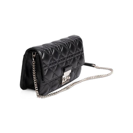 Christian Dior Cannage Lambskin Miss Dior Promenade Pouch