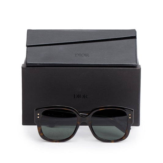 Christian Dior Havana Acetate LadyDiorStuds Sunglasses