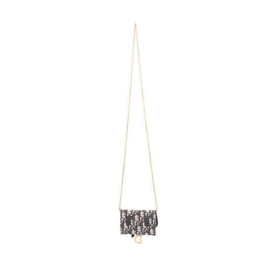 Christian Dior Nano Saddle Chain Pouch