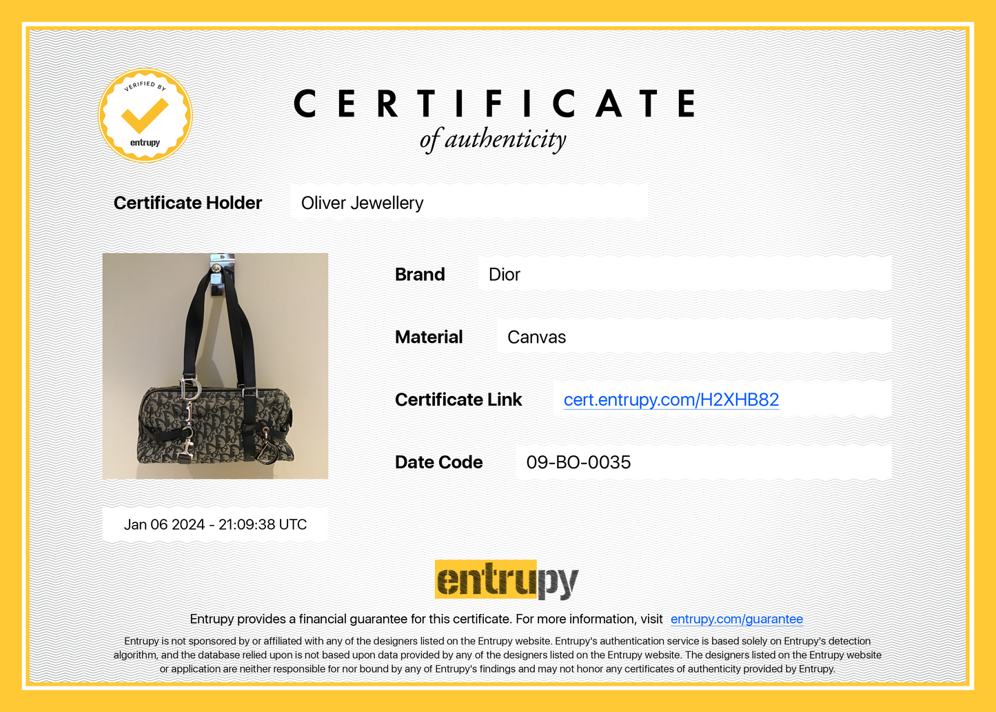 Christian Dior Navy Diorissimo Logo Charms Boston Bag