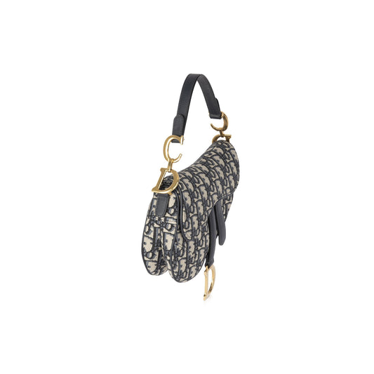 Christian Dior Oblique Mini Saddle Bag