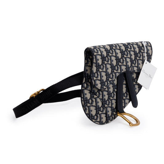 Christian Dior Oblique Saddle Belt Pouch