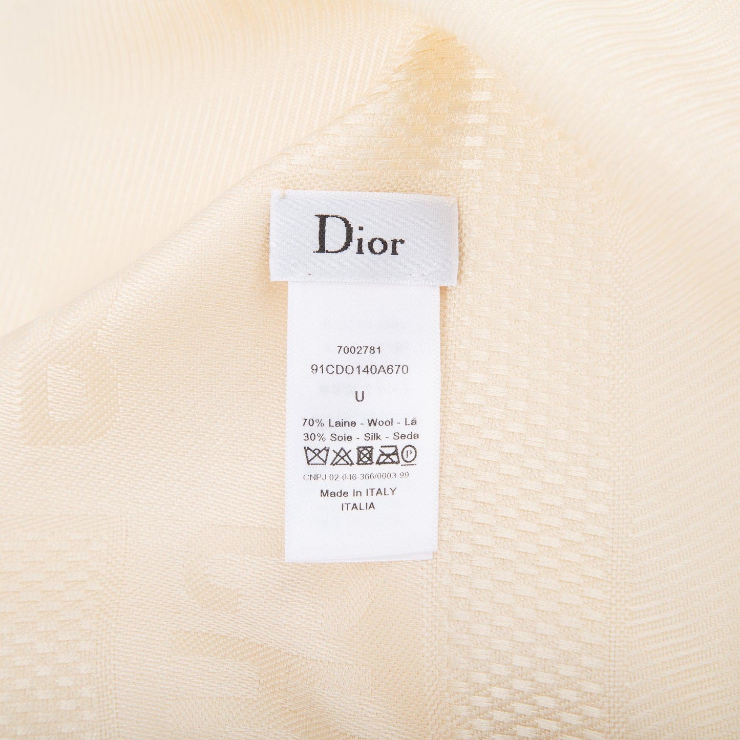 Christian Dior Oblique Shawl