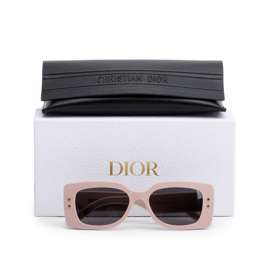 Christian Dior Pink Acetate DiorPacific S1U Rectangular Sunglasses