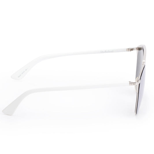 Christian Dior Silver Tone Metal White Acetate DiorReflected Sunglasses