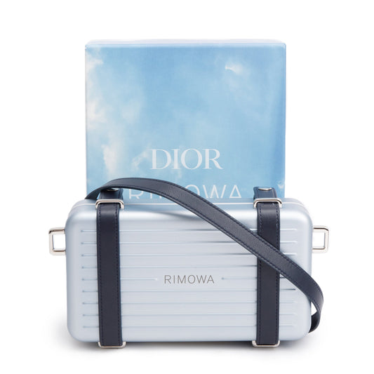 Christian Dior x Rimowa Silver Aluminum Personal Utility Case