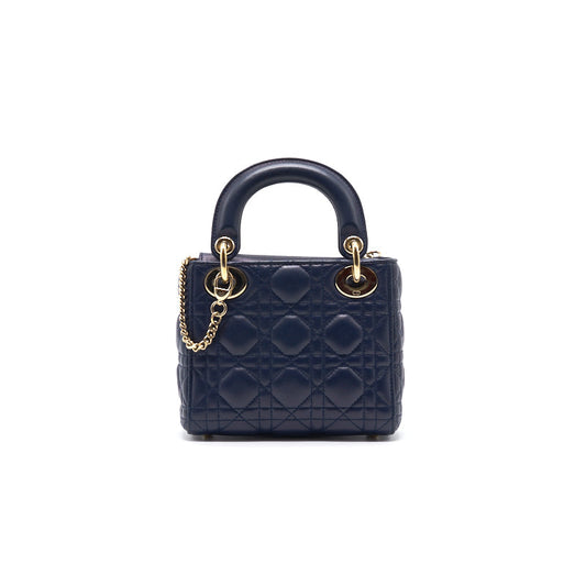 Luxury Dior Mini Lady Luxury Dior Tote Indigo
