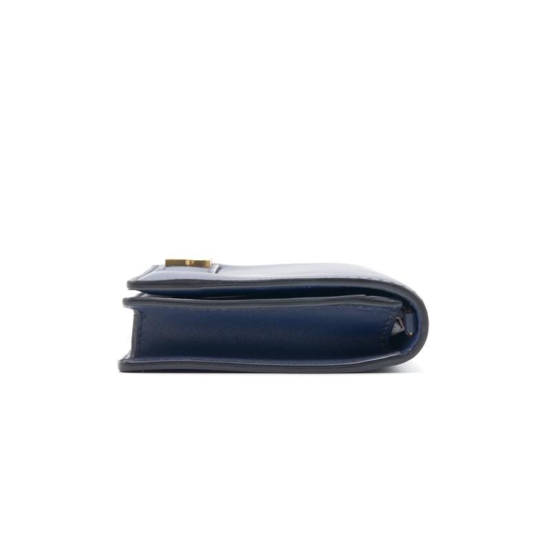 Luxury Dior J'ALuxury Dior wallet on chain Navy with GHW