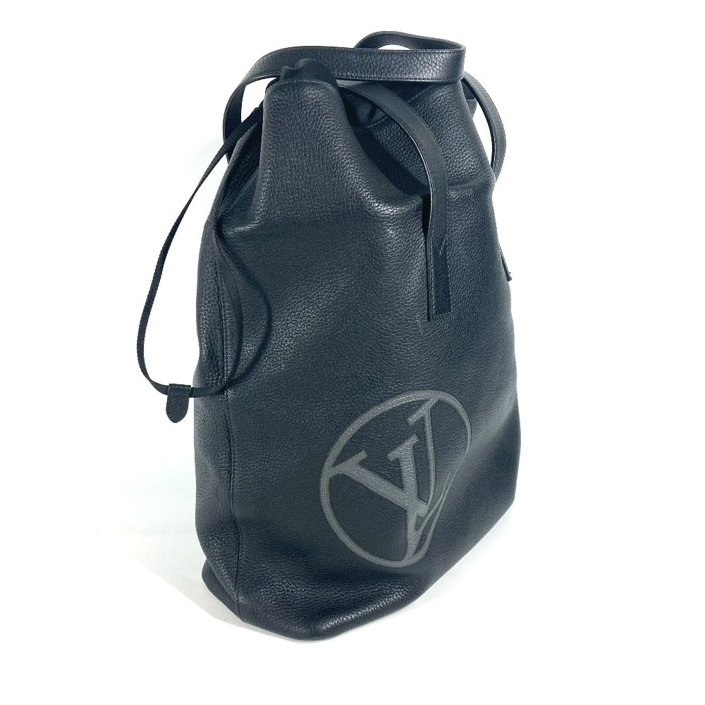 LOUIS VUITTON Shoulder Bag M55000 Taurillon Clemence Leather black LV circle Hippo Light mens