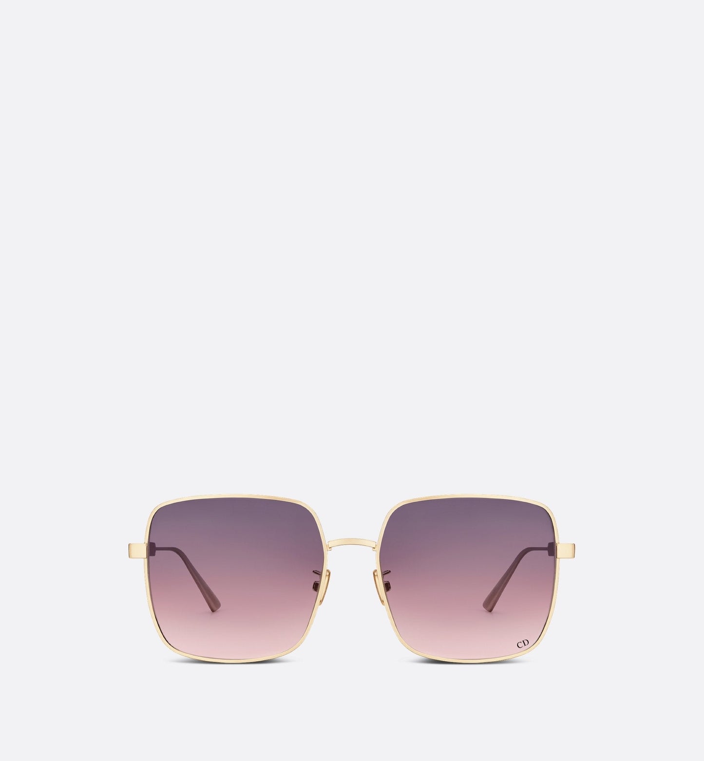 Luxury Diorcannage S1U Gradient Purple To Pink Square Sunglasses