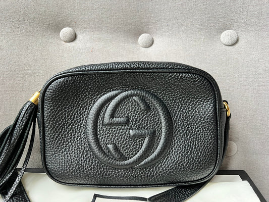 Luxury Gucci Trending 2025 Black Mini Soho Disco