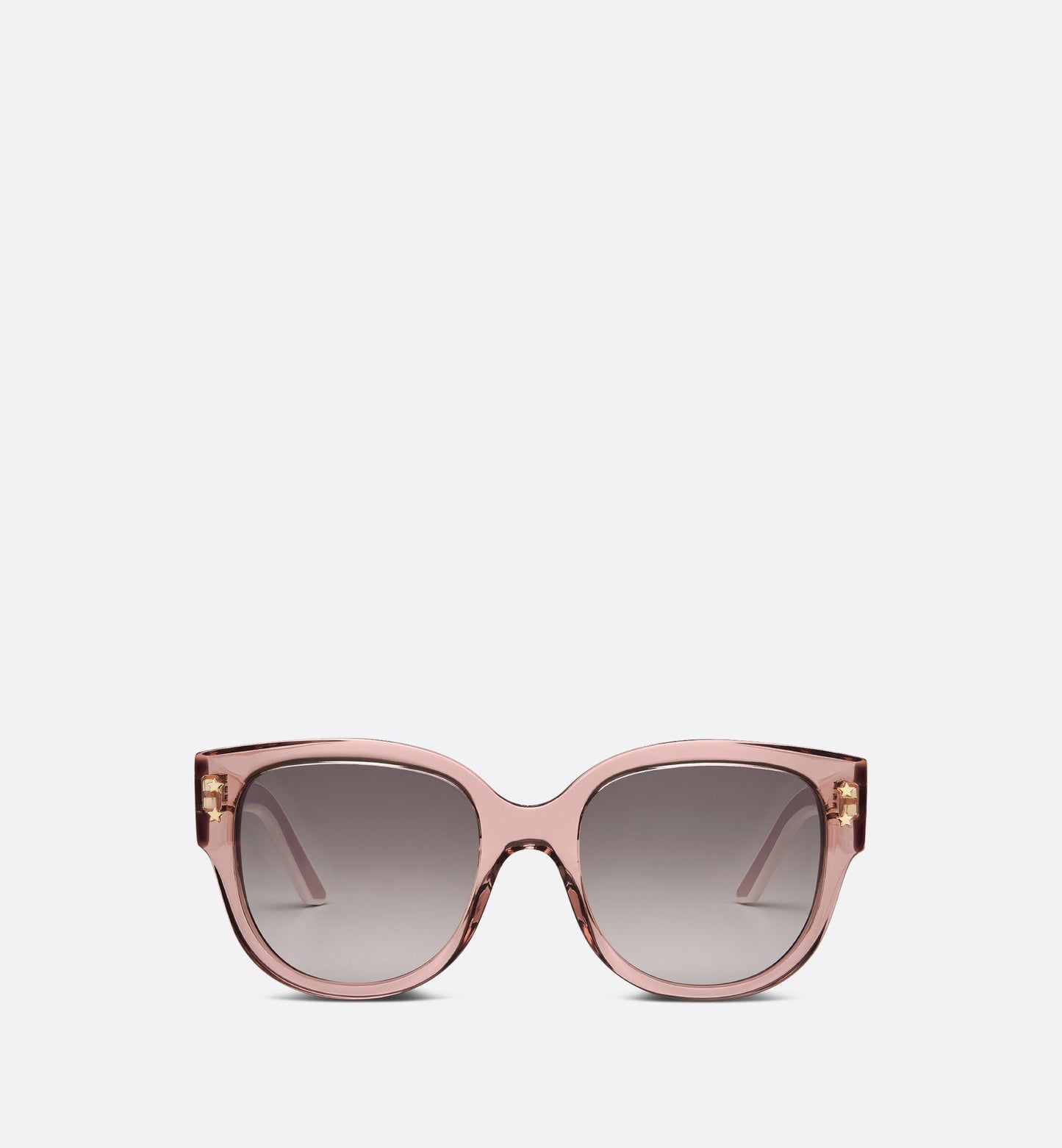 Luxury Diorpacific B2I Transparent Pink Butterfly Sunglasses