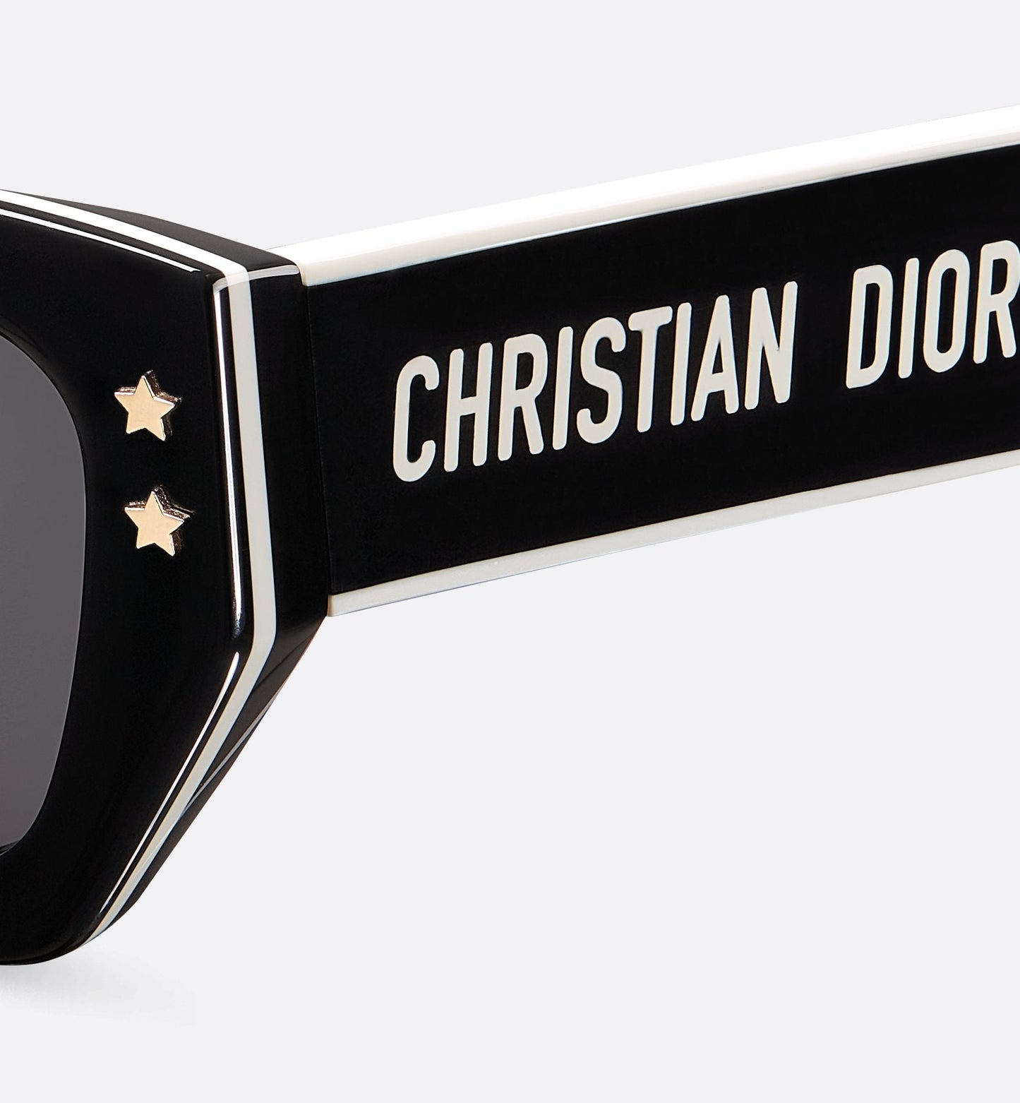 Luxury Diorpacific S2U Black Rectangular Sunglasses