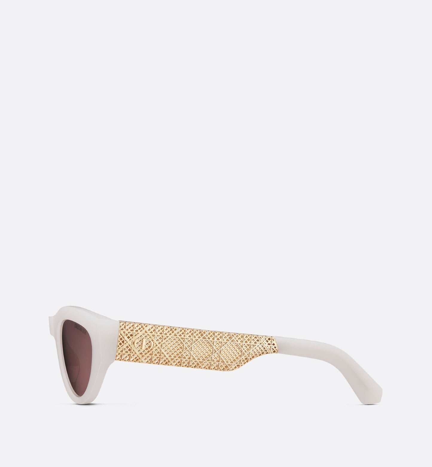 Luxury Dioresille B1I Milky Ivory Butterfly Sunglasses