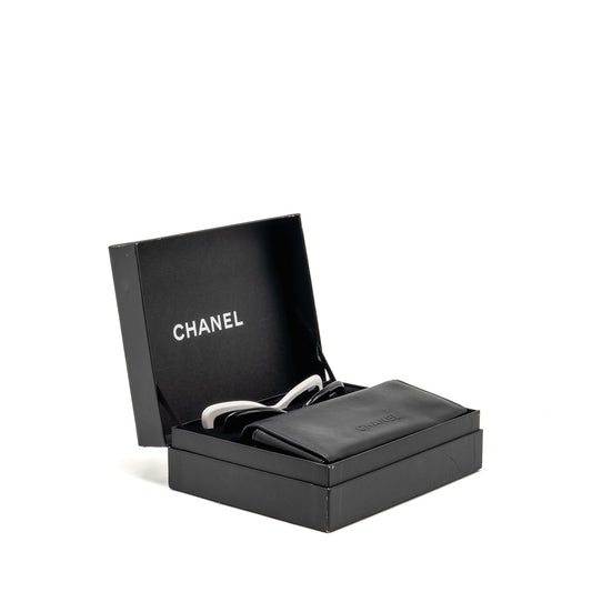 Chanel Magnetic Clip on Sunglasses Black/White