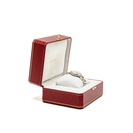 Cartier Ballon Bleu de Cartier 33mm Watch, Steel Case, Yellow Gold
