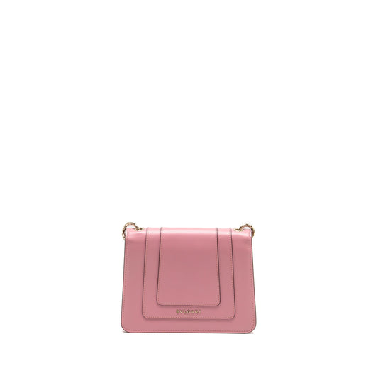Bvlgari Serpenti forever crossbody bag calfskin pink LGHW