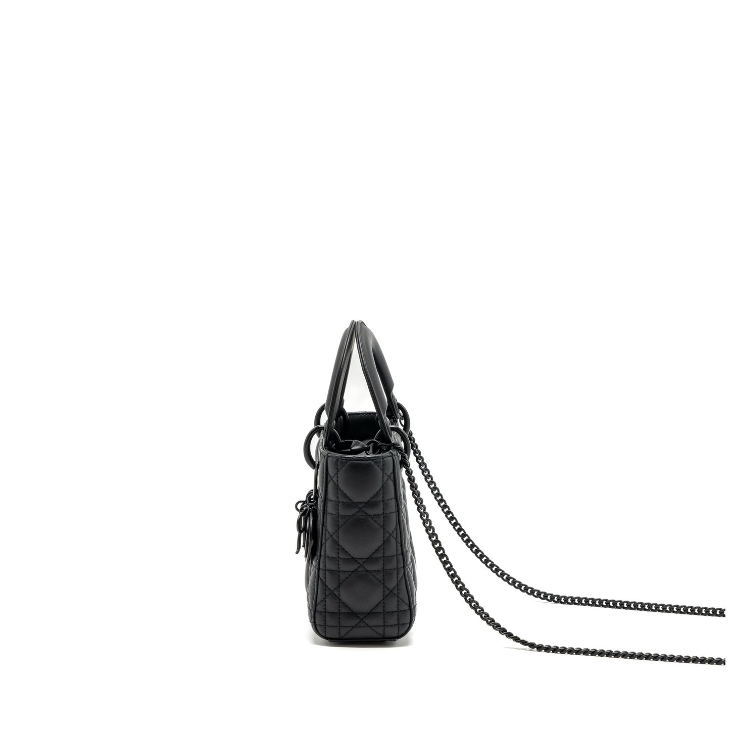 Luxury Dior Mini Lady Luxury Dior Calfskin So Black