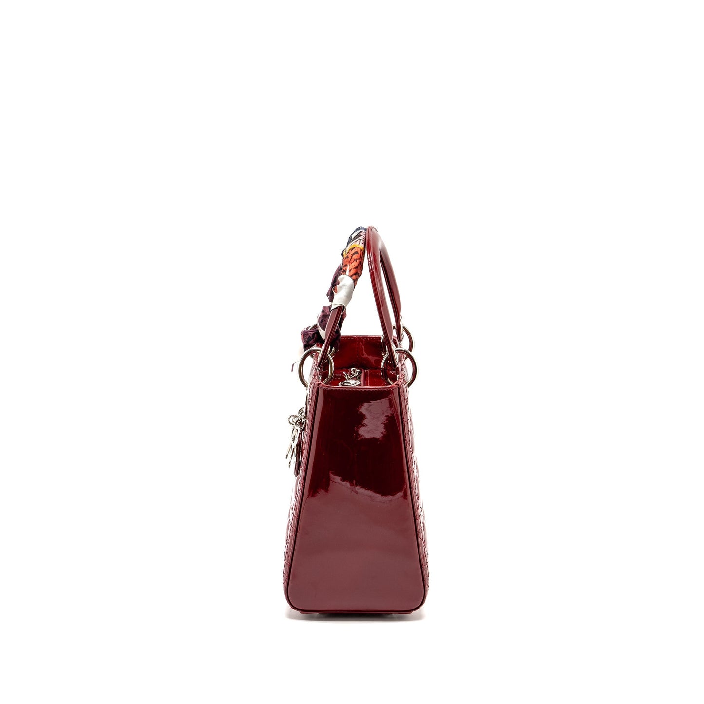 Luxury Dior Medium LadyLuxury Dior Patent Dark Red SHW