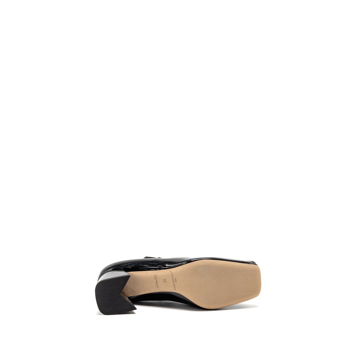 Louis Vuitton Size 38 Shake Pump Patent Black GHW
