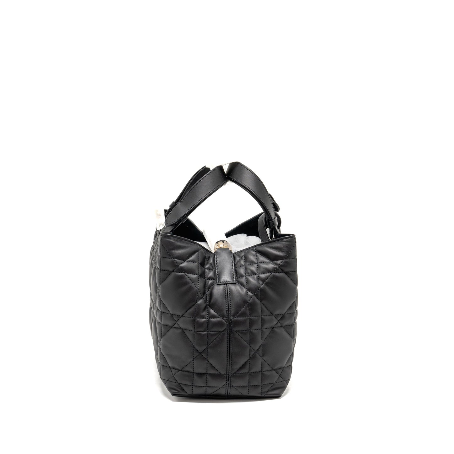 Luxury Dior Medium Luxury Dior Toujours Bag Macrocannage Calfskin Black LGHW