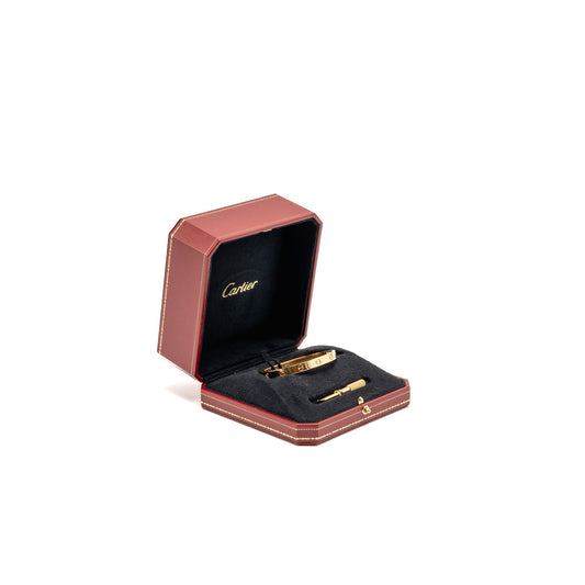 Cartier size 17 love bracelet rose gold
