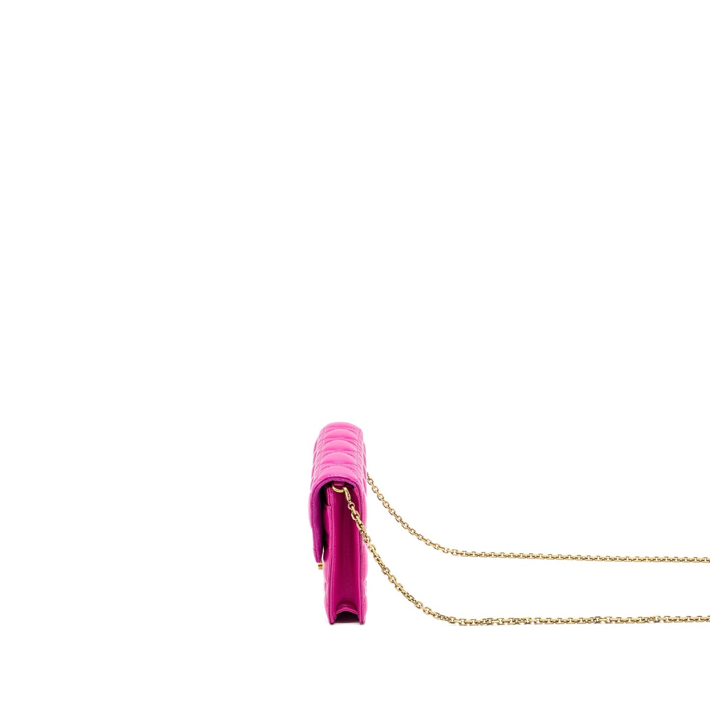 Luxury Dior Luxury Dioraddict Wallet On Chain Lambskin Pink GHW