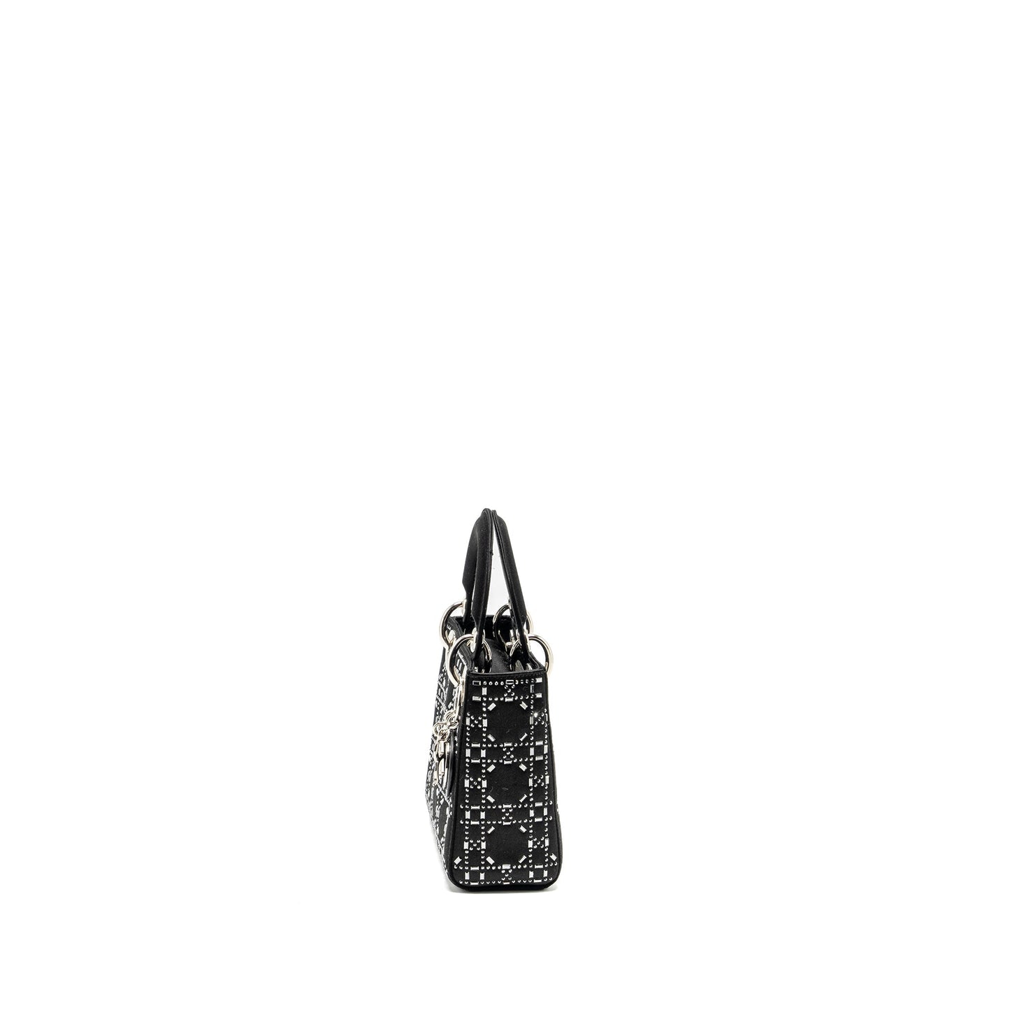 Luxury Dior Mini Lady Luxury Dior Stain Crystal Black SHW