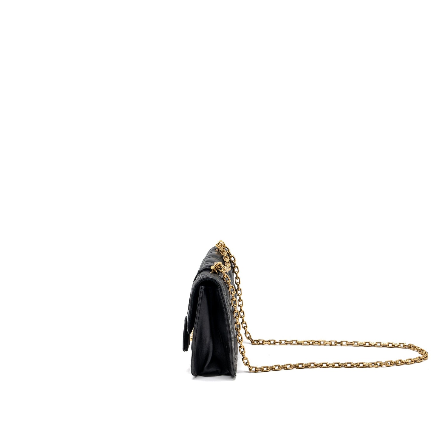 Luxury Dior Addict Flap Bag lambskin black GHW