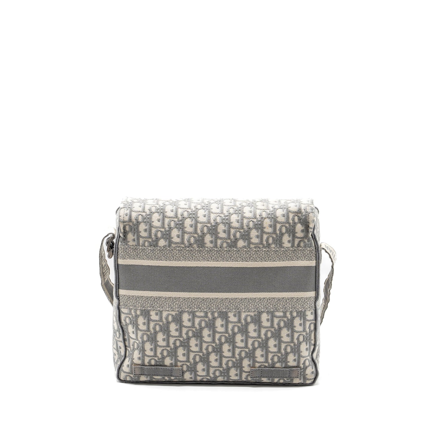 Luxury Dior Luxury Diorcamp Messenger Bag Oblique Embroidery Light Grey SHW