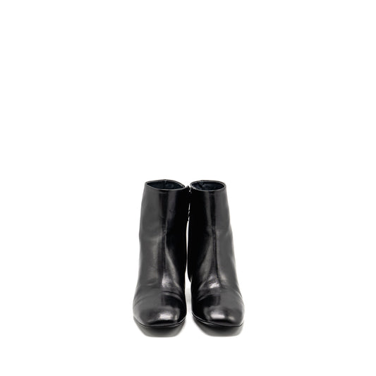 Celine Size 39 zipped boot leather black