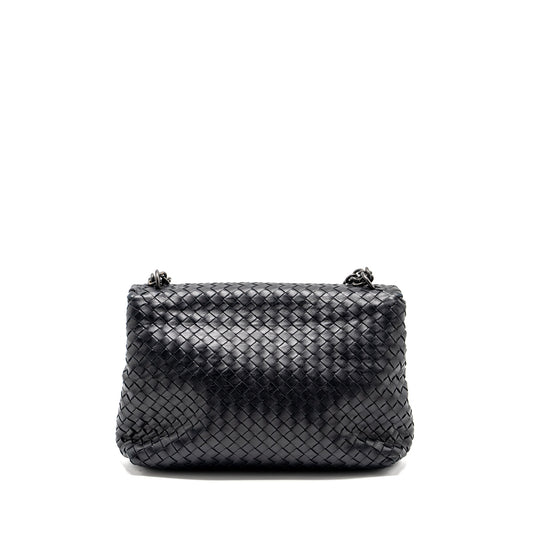 Bottega Veneta Olympia Bag Leather Black with Black Hardware