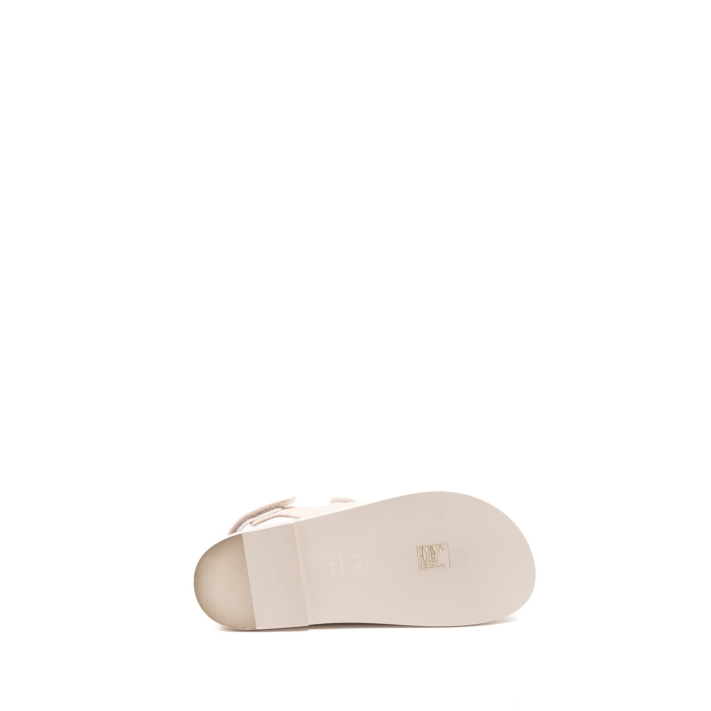 Chanel Size 37.5 Dad Sandals Medallion Light Pink GHW