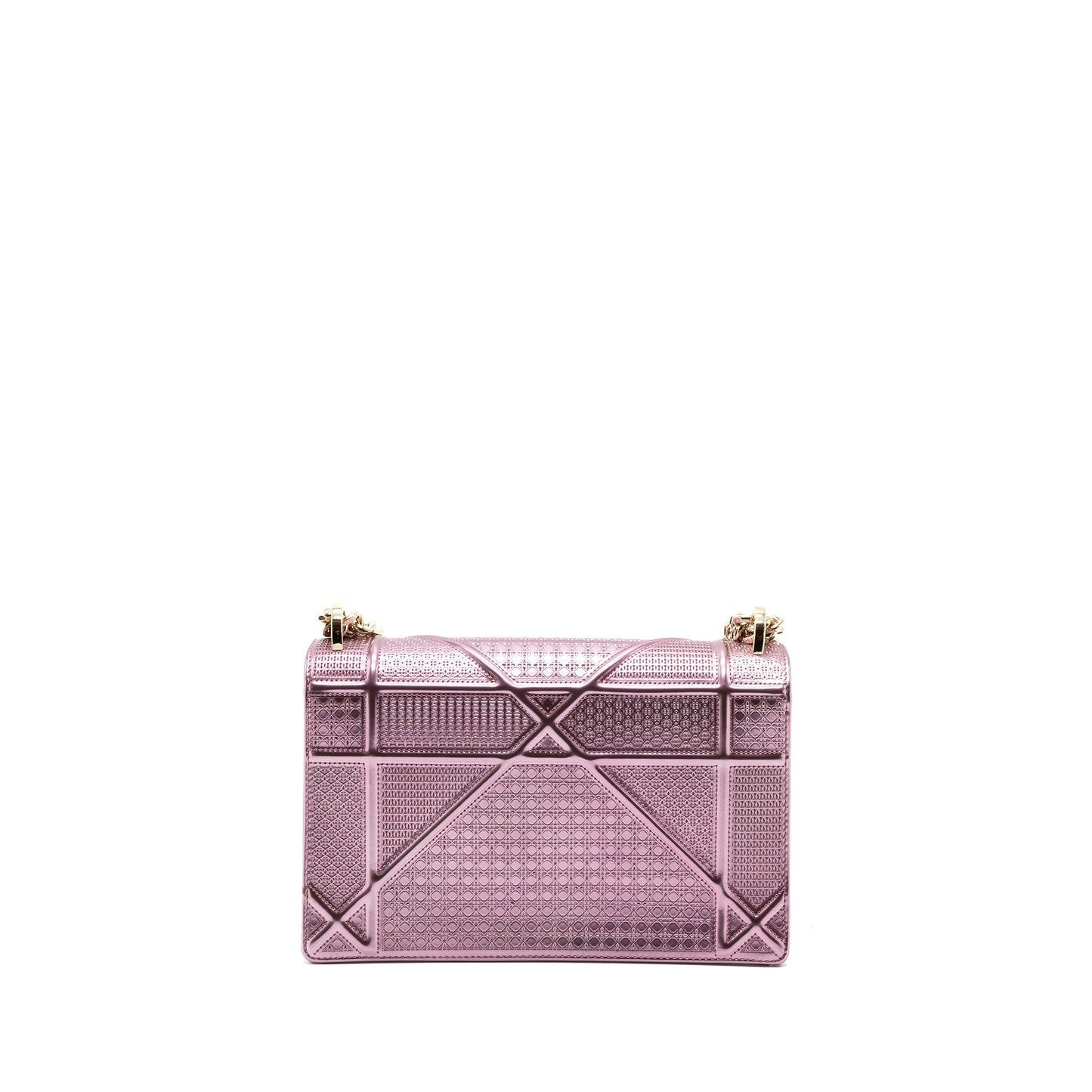Luxury Dior Luxury Diorama Bag Metallic Pink LGHW