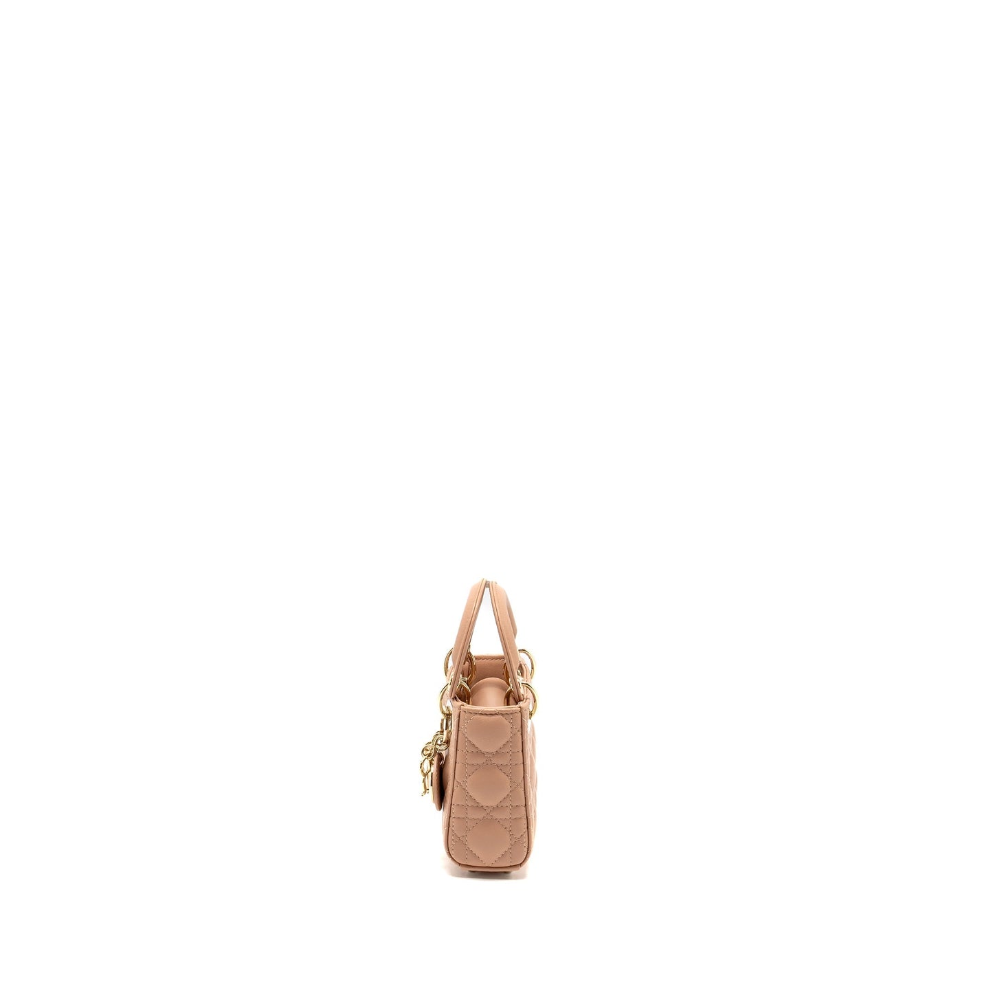 Luxury Dior Lady Luxury Dior Micro Bag Cannage Lambskin Rose Des Vents LGHW