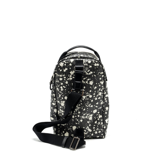 Luxury Dior homme Rider bag canvas multicolour black / grey SHW