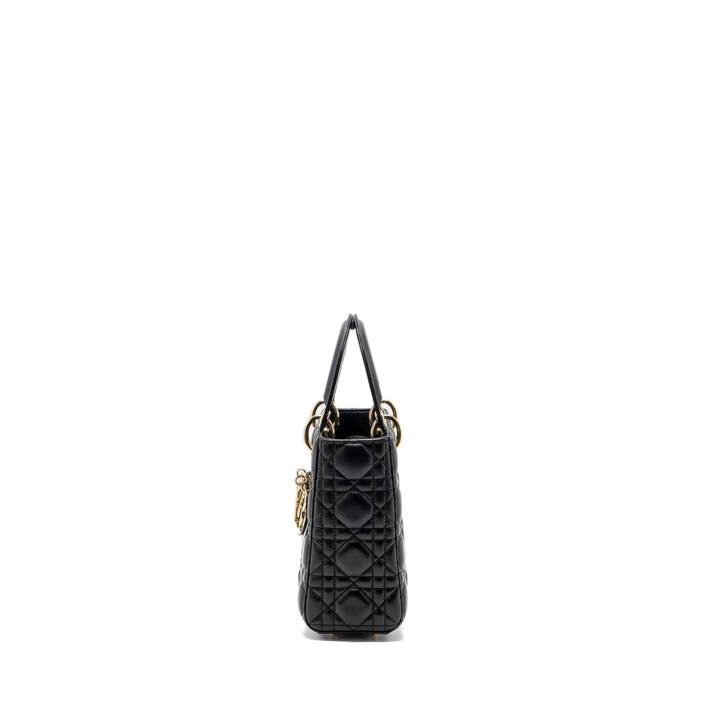 Luxury Dior My ABC Luxury Dior Small Lady Luxury Dior Lambskin Black LGHW