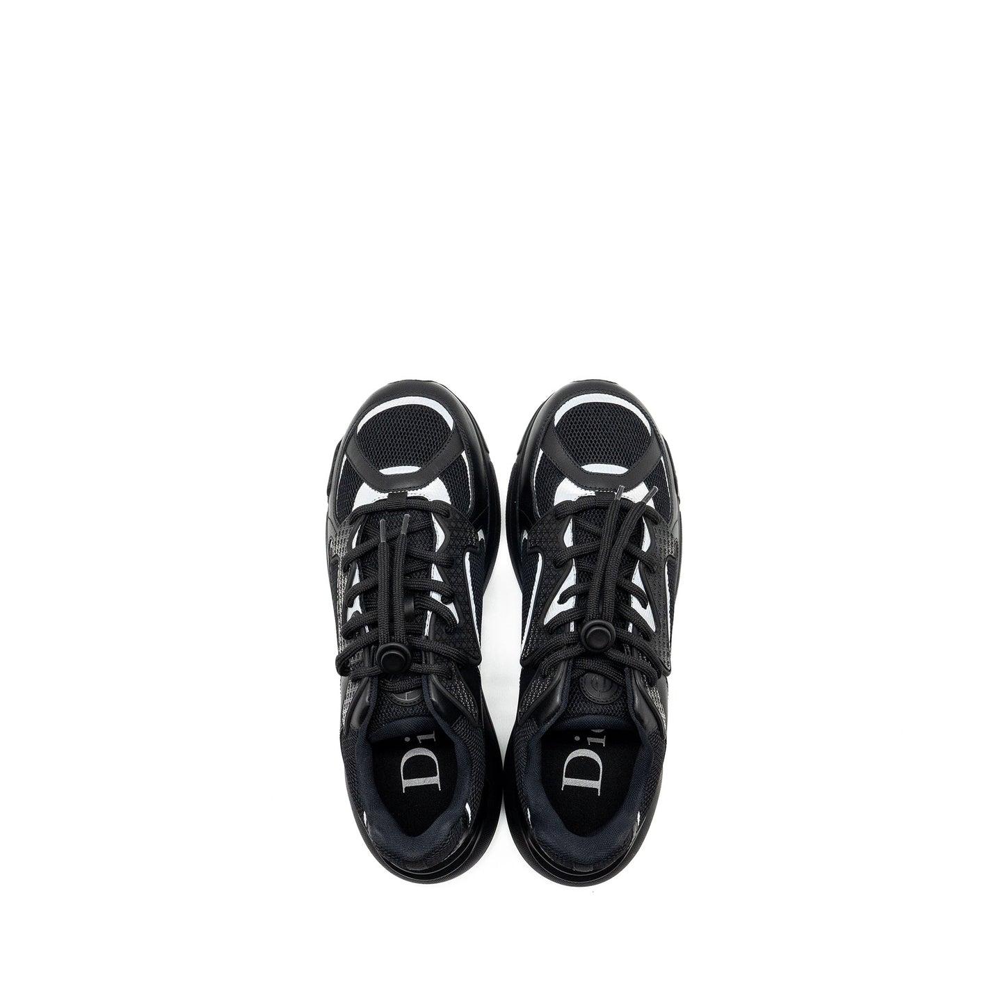 Luxury Dior Size 41 Homme Sneaker Mesh/Fabric Black/ Multicolour