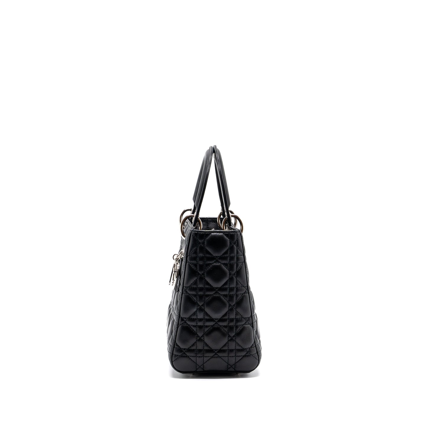 Luxury Dior medium lady Luxury Dior lambskin Black SHW